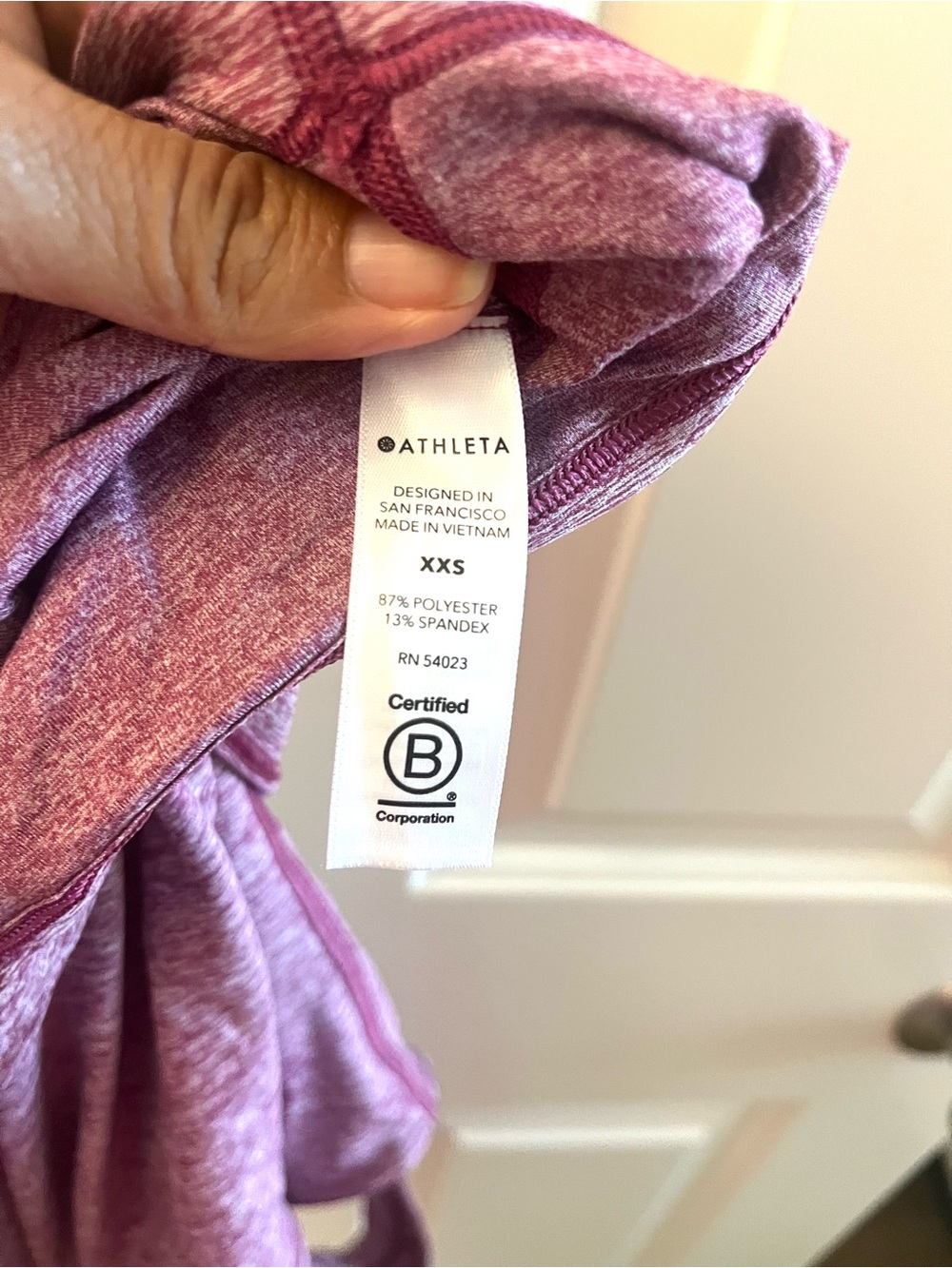 Athleta Nitro Heathered Rose Racerback Tank Women’s size XXS - Picture 6 of 10